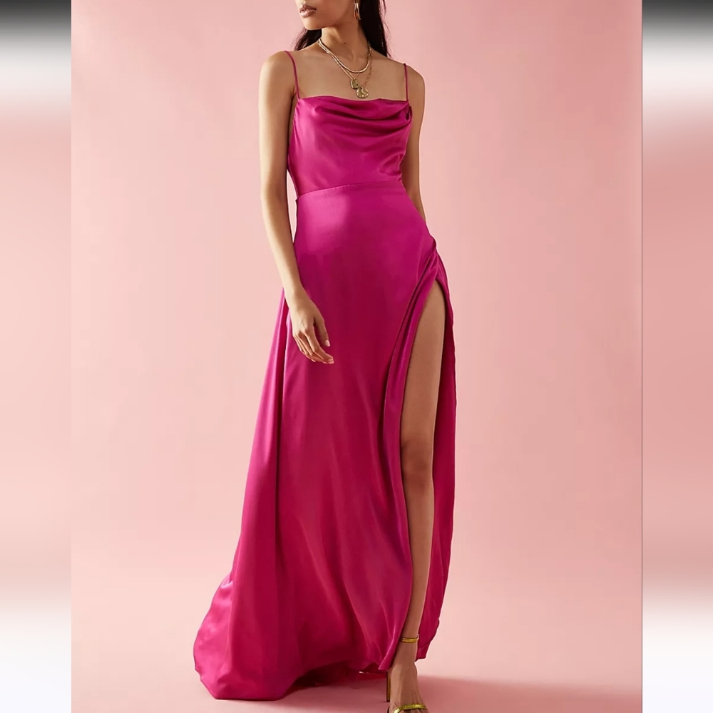 Fame & Partners x Free People The Rosabel Maxi Dress Pink Size 6